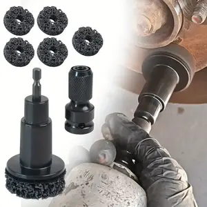 Car Wheel HUB Rim Rust Removal Grinder, Automotive Repair Tools, Brake Disc Corrosion Prevention Tool, Wheel Axle Head Rust Maintenance Kit