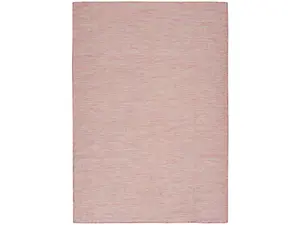 HomeRoots 522527 Polypropylene Area Rug, 5 x 7 ft. Dark Red Power-Loom Rectangle Rug, Polypropylene Area Rugs