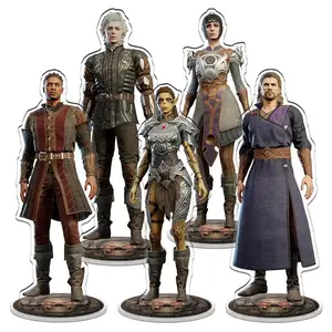 Hot Anime Game Baldur Gate Acrylic Stand Model Keychain Cartoon Figure Charname Edwin Odesseiron Cosplay Friend Gift