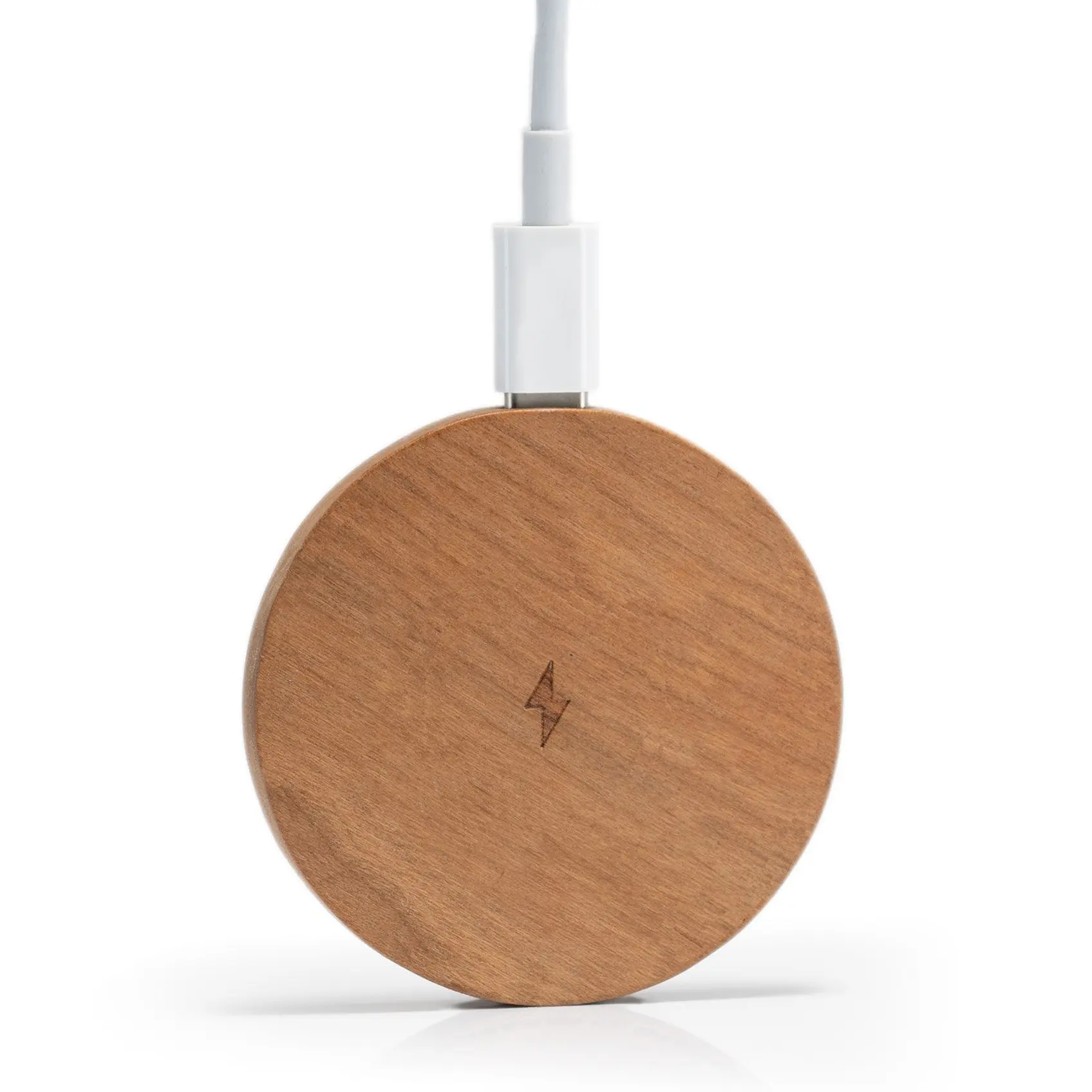 Galileo Gear MagPuck Bamboo MagSafe Puck for iPhone 16, 15, 14, 13 and 12 with 15W Wireless Charging