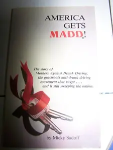 USED Book - America gets MADD! by micky sadoff (Paperback) - english