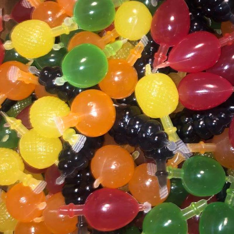 Dely-Gely (2 pack) - Fruit Flavored Squeezable Jellies (20 Ct) - Assorted Flavors Fruit-Shaped Jelly - Viral TikTok Snack Fruit Candy