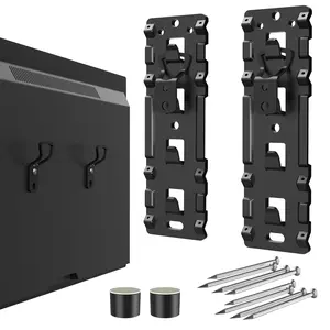 FOGING Mount NO Stud TV Wall Mount,Drywall Wall Mount for 26-100" TVs/Monitors,Holds Up to 176LBS, Height Adjustable,1.17'' Low Profile Studless TV Mount,No Drilling No Funder Required,Easy Install