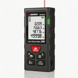 Laser Measure Digital Laser Distance Meter with 99 Data Storage Auto Shut Off Self Calibration Area Distance Continuous Measurement Sound Alert