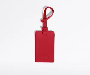 The Luggage Tag in Cherry Red