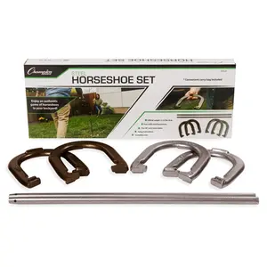 Champion Sports Steel Horseshoe Set