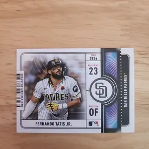 Fernando Tatis Jr. 2026 San Diego Padres Player Card - Player No. 23, OF Position, Official MLB Trading Card