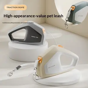 5M Retractable Dog Leash - Reflective Adjustable Pet Walking Lead with Comfortable Handle for Medium Large Dogs