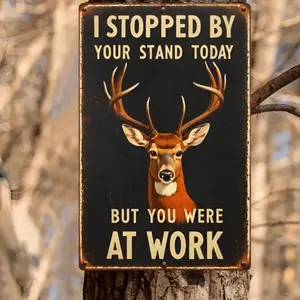 Funny Bar Signs - Humorous "I Stopped By Your Stand Today" Tin Metal Sign For Home Pub Garage Décor, Vintage Retro Wall Art 8x12