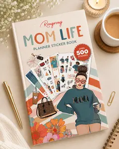 Mom Life Planner Sticker Book