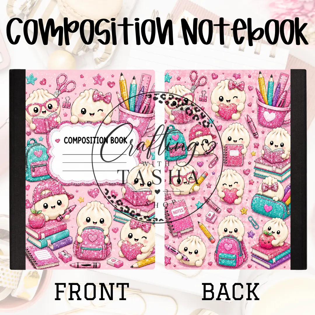 Dumpling Pink Composition Notebook