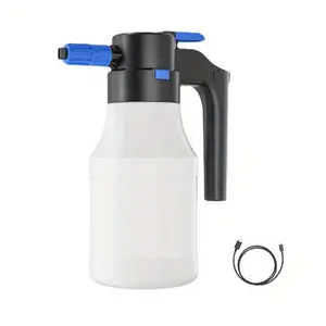 Portable Car Foam Sprayer, Handheld Car Wash Gun, Wireless Design USB Rechargeable, Ideal for Car Motorcycle Cleaning, Windshield Washing