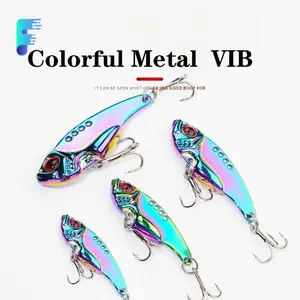 Colorful Dragon Tooth Vib, 3 Weight Options, Full Swim Layer Realistic Bait, Far Casting Hard Lure, Freshwater Saltwater Metal Bait