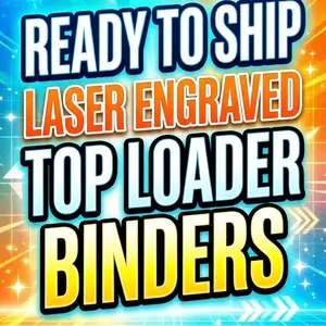 Custom Engraved 4-Pocket Toploader Binder
