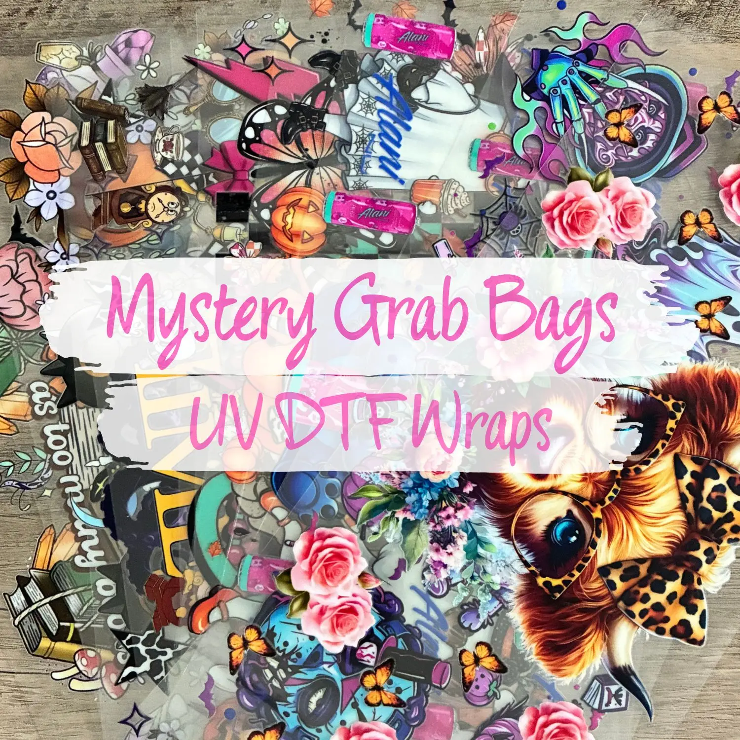 GRAB BAG - 10 UV DTF WRAPS