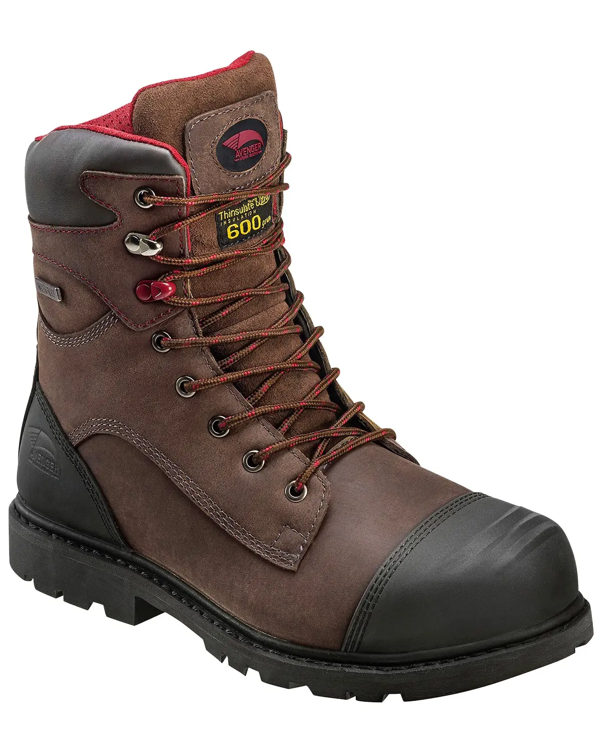 Avenger Men's Men'S Waterproof Lace-Up Work Boot Composite Toe - 7573