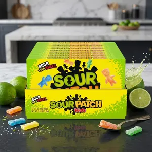 SOUR PATCH KIDS Soft & Chewy Gummy Candy, Bulk Candy, 12 - 3.5 oz Boxes