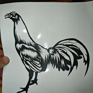 Gamefowl Decal #13 - 651 Vinyl Decal for Cars or Trucks, Durable Design with Character Design, Perfect for Personalizing Vehicles