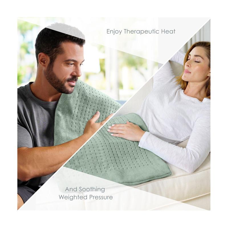 Pure Enrichment Weighted Warmth Extra Wide Heat ing Pad