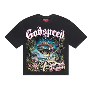 God speed Graphic Cotton T-Shirt