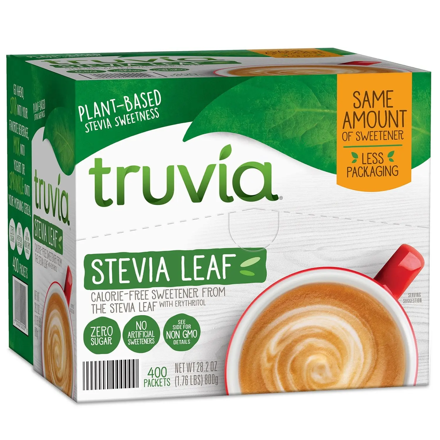 Truvia Original Calorie-Free Sweetener Packets, 400 ct.
