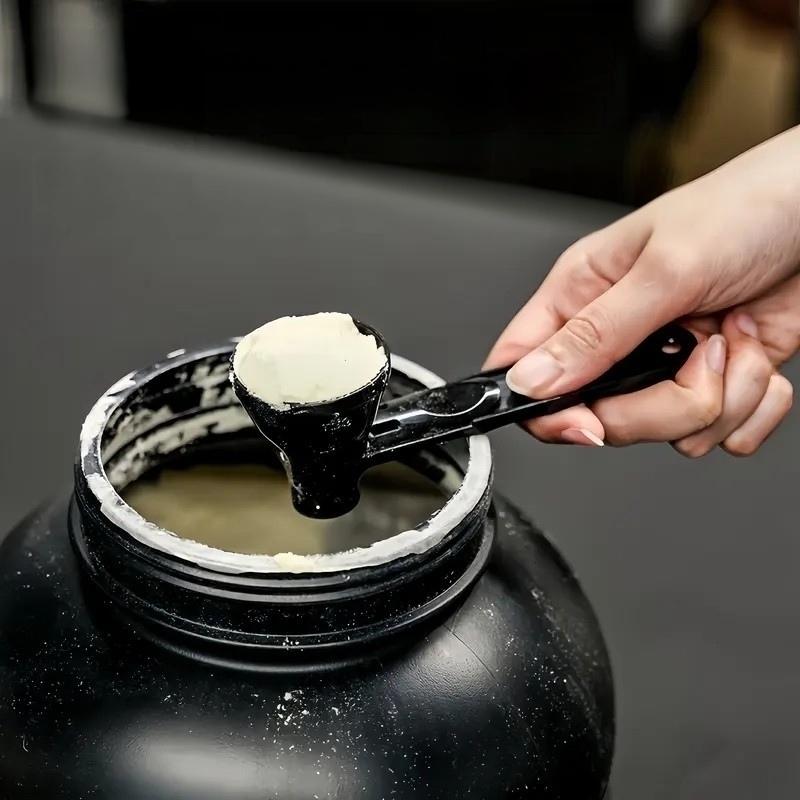 [Buy 1 Get 1 Free] Protein Powder Sliding Spoon,High Quality Funnel for Pre Workout Creatine Powder Formula,Coffee Milk Smoothie Chocolate Powder Kitchen Utensils BPA Free Plastic
