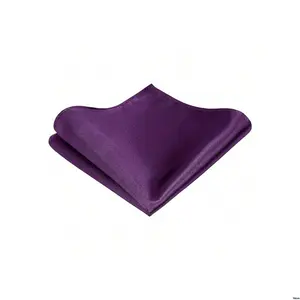 Business Suit Handkerchief And Tie , Necktie 8cm Solid Set 1 Men Color Pocket Square Set Satin , Tie