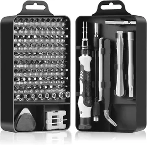 NECAMOCU Precision Screwdriver Set, Professional Grade 115 in 1 Magnetic Repair Tool Kit for Electronics, Computer, iPhone, Laptop, Game Console, Watch, Eyeglasses, Modding, and DIY Projects