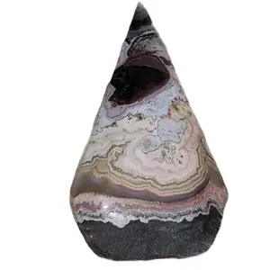 Natural Crystal Teardrop Freeform Stone Flames