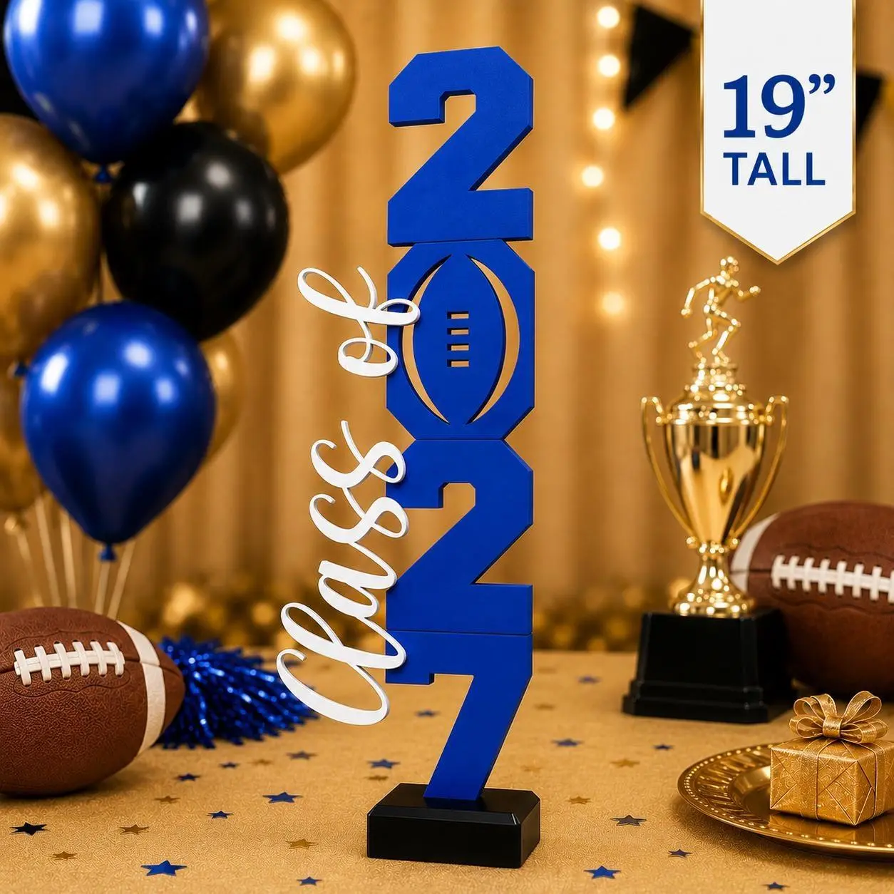 Class of 2027 Graduation Centerpiece Sports edition