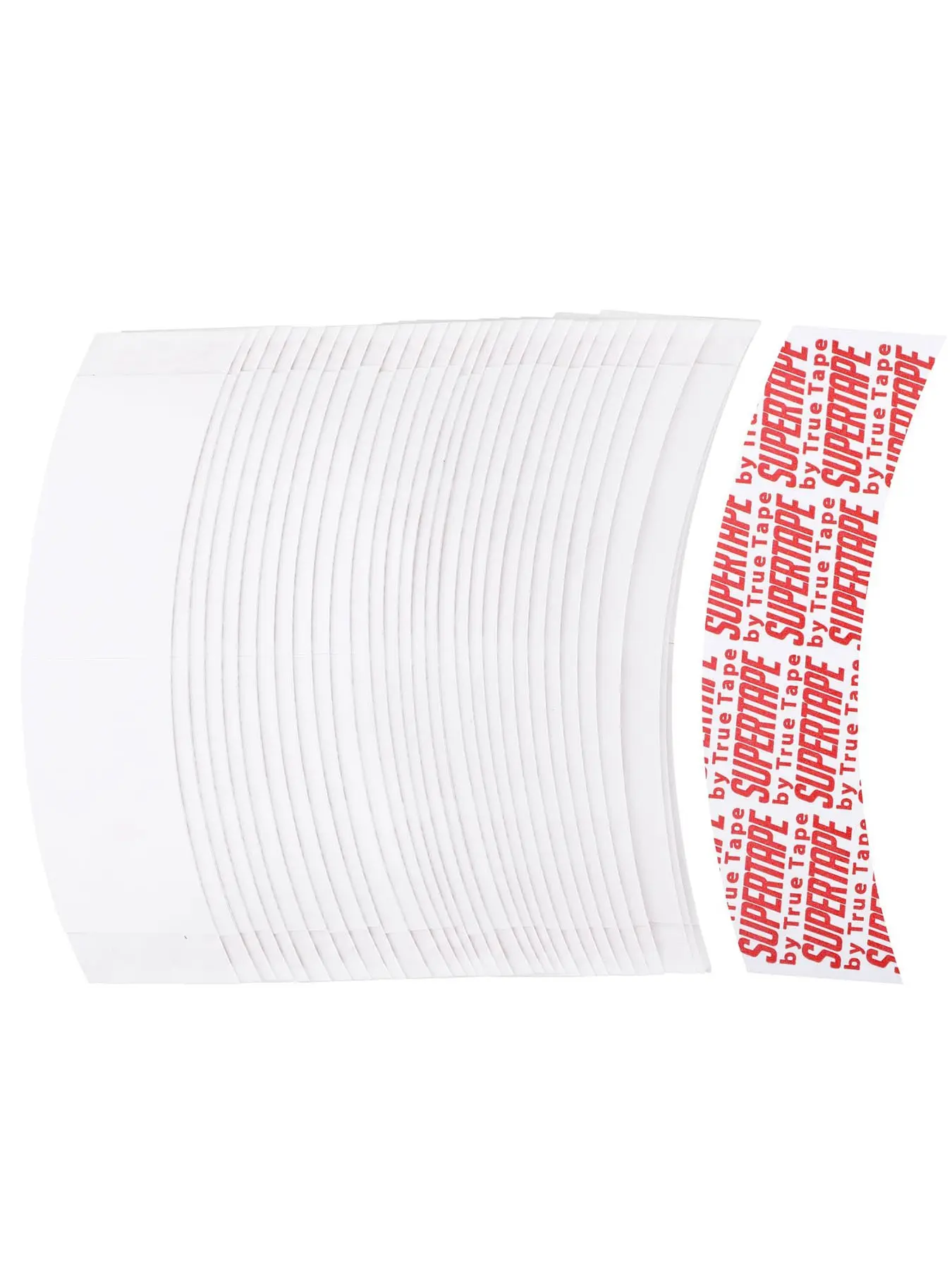 36 Pcs Lace Front Wig Tape, Invisible Waterproof Dual-Sided Adhesive Strips, Strong C-Shape Fixation, Transparent Hair Accessories, Hair Extensions Tape