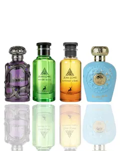 Lattafa 4-Piece Unisex Fragrance Bundle - Habik Men, Jean Lowe Verde Aura, Jean Lowe Summer Vibes, Opulent Men's Cologne