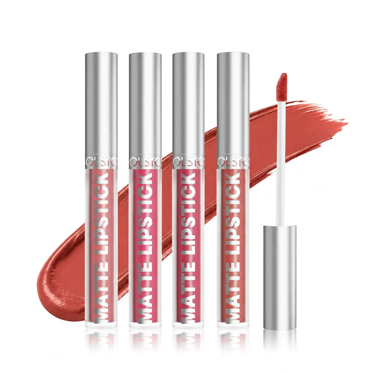 Non-Stick Cup Matte Liquid Lipstick, Transfer Proof Waterproof Long Lasting Matte Lip Gloss, High Pigment Velvety All Day Lip Makeup