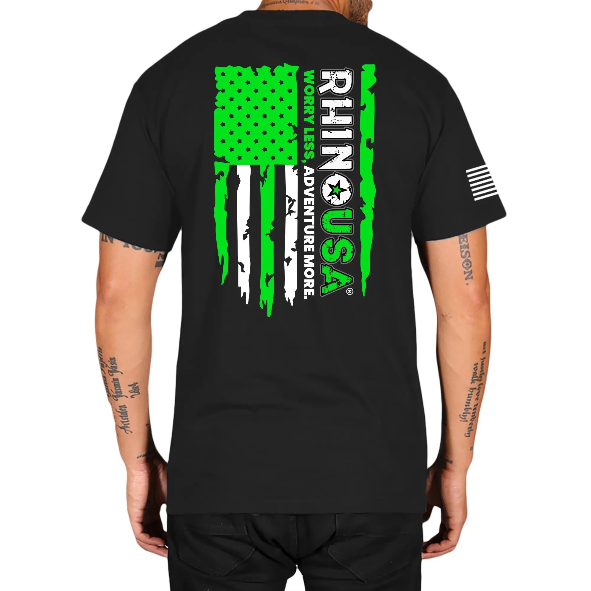 Rhino USA "Rhino Flag" Premium T-Shirt