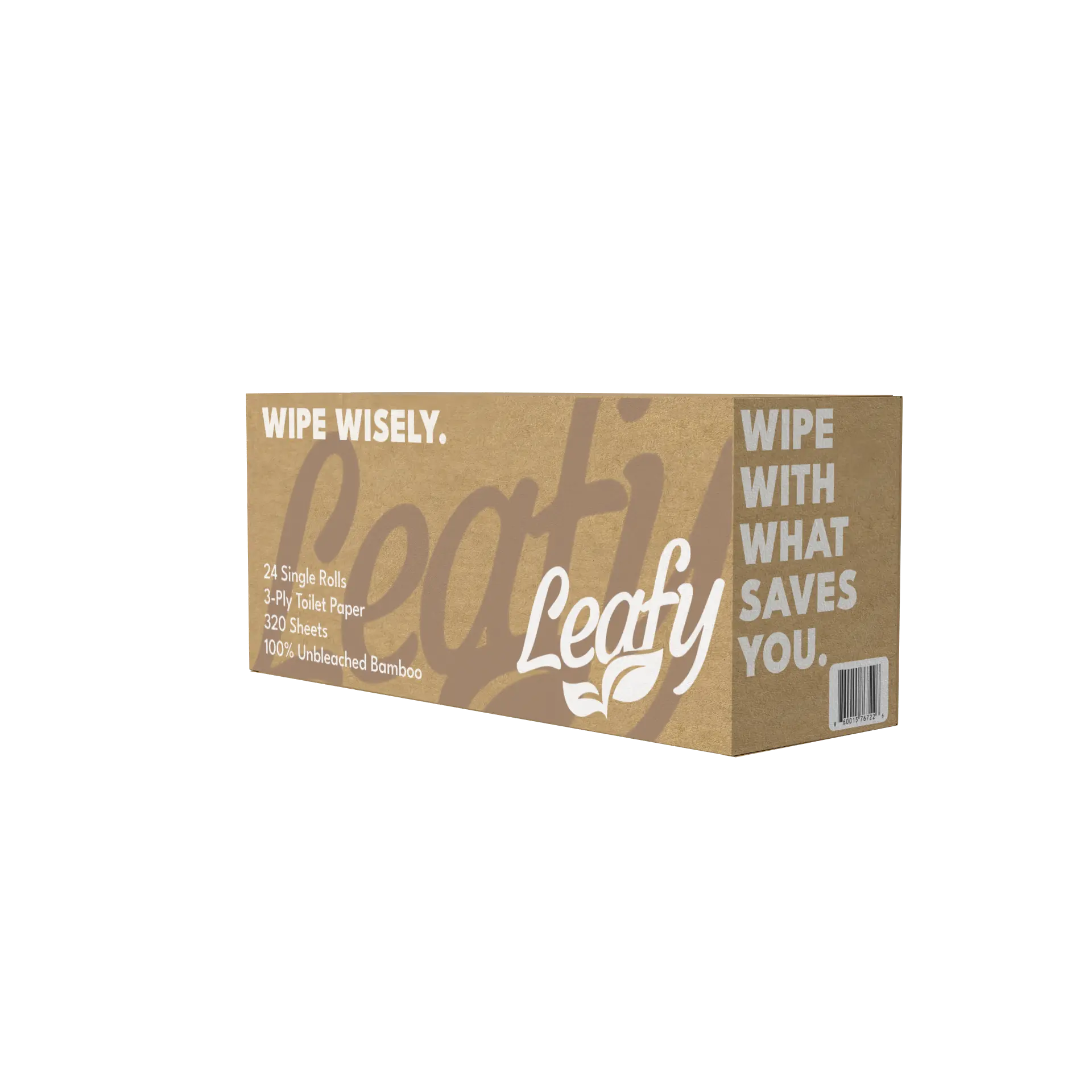 Leafy EarthCloud Premium Bamboo - 24 rolls 3 ply