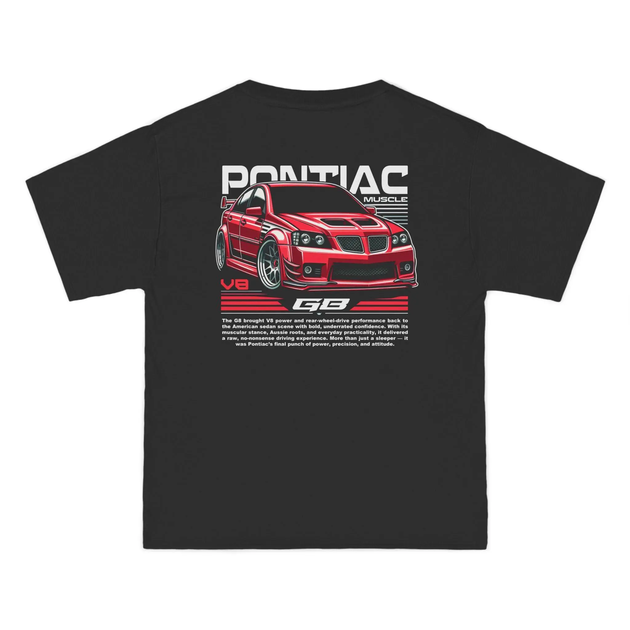 2008-2009 Pontiac G8 Graphic Tee - Unisex Streetwear Gift for Car Lovers T-Shirt Sweatshirt Hoodie 2 Sided