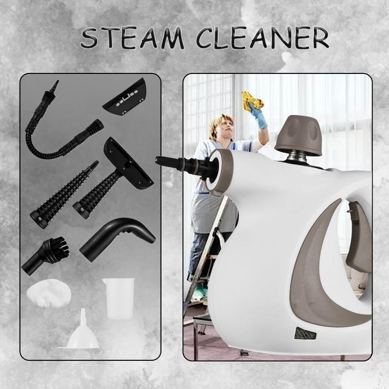 Pressurized Handheld Steam Cleaner Multi Surface Natural Steamer for Home Kitchen and Car with 11 Replacement Parts Multi Purpose Handheld Steamer and Portable Sanitizer