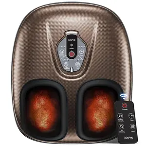 RENPHO Deep Kneading Foot Massager Machine, Valentines Day Gift Choice for Man Women Electric Shiatsu Foot Massager for Plantar Fasciitis, Remote Control, Birthday Gifts Size Up to 12