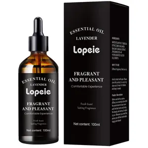 Lopeie Essential Oil, 100 ml 3.5 fl oz Bottles For Humidifiers，Home Care, Fragrance &  Natural Scented Essential Oil，Blend Lavender