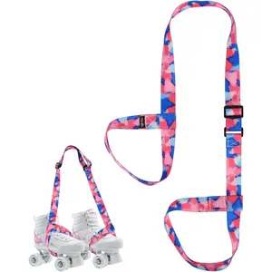 Adjustable Roller Skate Leash Strap Ski Boot Carrier Strap Shoulder Sling Leash for Ice Skates