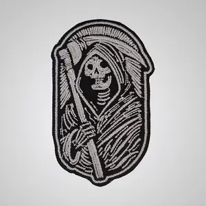 Grim Reaper Embroidered Patch