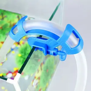 Aquarium Filtration Hose Clamp - Durable PVC Water Pipe Holder for Fish Tanks, Non-Electric Accessory