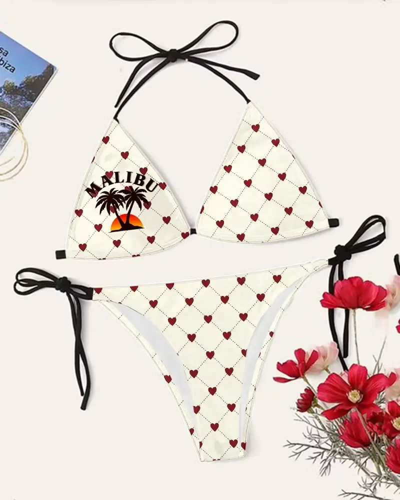 Malibu Casual Printed Bikini Set