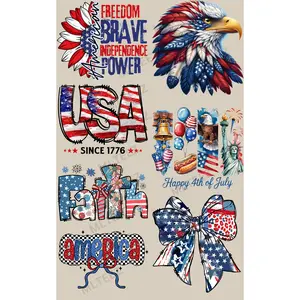 AMERICAN (1) PREMADE GANGSHEET  - 22X36  DTF TRANSFERS - DIRECT TO FILM
