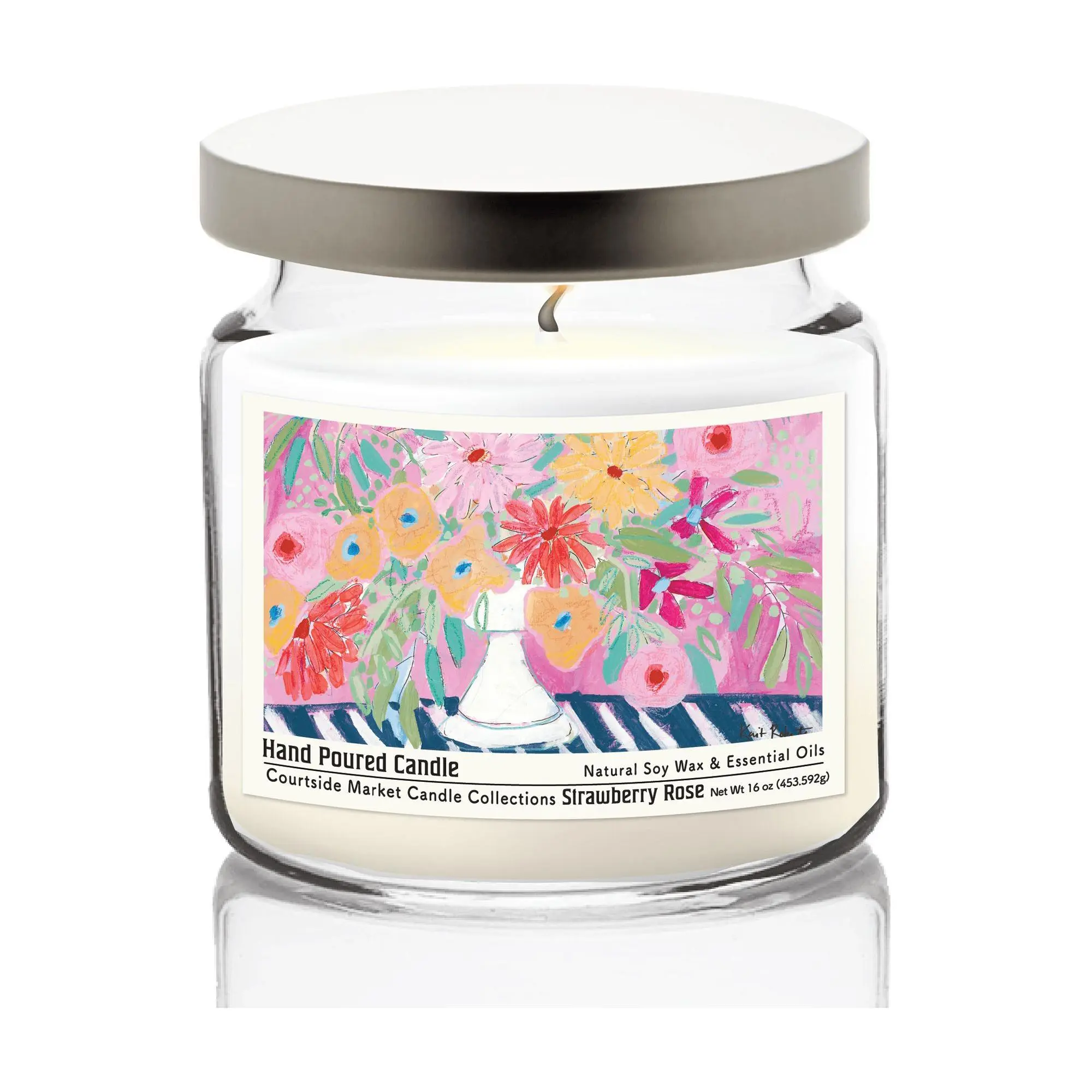 Courtside Market A Million Reasons Candle GlassJar 16 oz