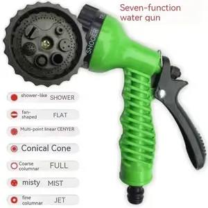 Summer Car Wash Retractable Hose, Garden Watering Soft Spray Adjustable, Farm Water Pipe Magic Hose, Home High Pressure Gun Extension Tube
