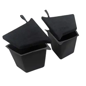 Car Trunk Storage Box with Lid, Waterproof & Durable Rear Trunk Side Storage Box for Tesla Model Y, Car Interior Accessories