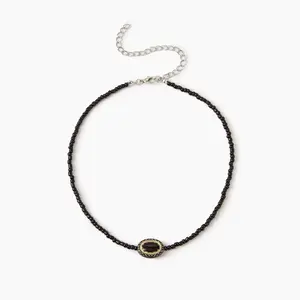 Cider [one-size] Stone Beaded Necklace