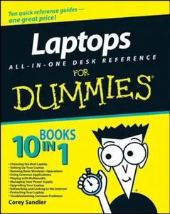 USED-Laptops All-in-One Desk Reference For Dummies by Corey Sandler (Paperback)