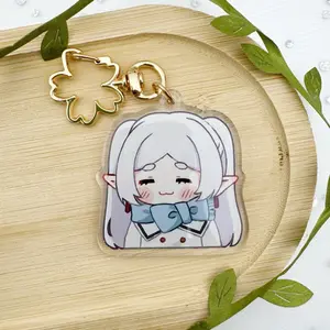Elf Mage Anime Acrylic Keychain